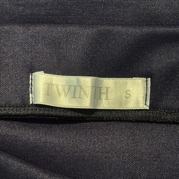 Twinth Navy Blue Pencil Skirt Size Small - Picture 6 of 12